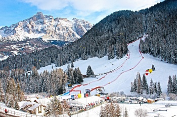 Luxury properties in the winter sport center of the Dolomites, Northern Italy