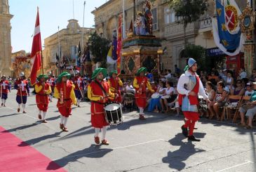 Parade in Gozo as national commemoration of the great siege of Malta on 7 September 2016