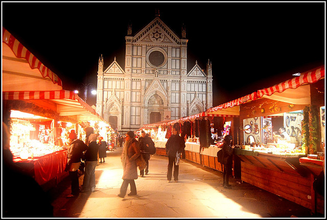 Christmas market in Florence, Italy