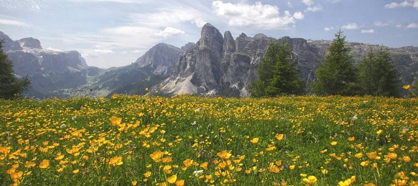Trekking and exploring in the Dolomites, South Tyrol, Italy