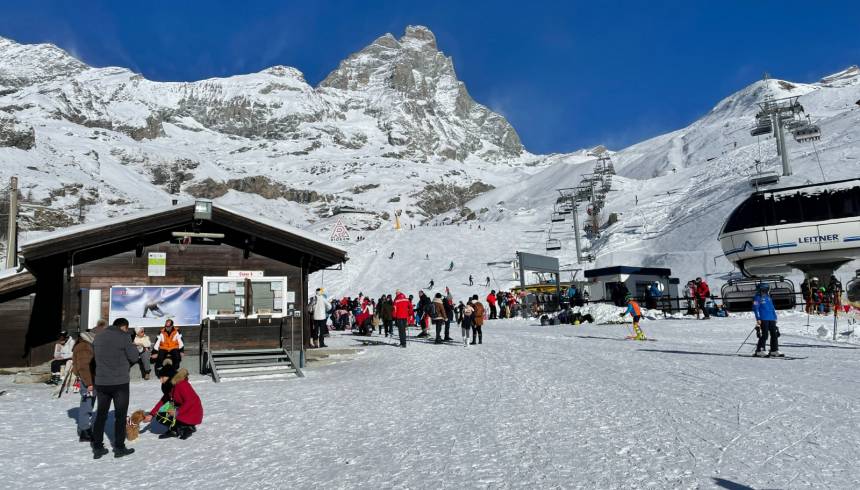 ​Big increase of tourists in the Aosta Valley in Italy in 2022/23 winter season