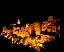 Pitigliano- entire medieval city built on top of typical Tuscan rocks
