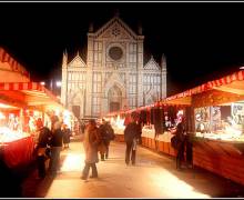 Christmas market in Florence, Italy