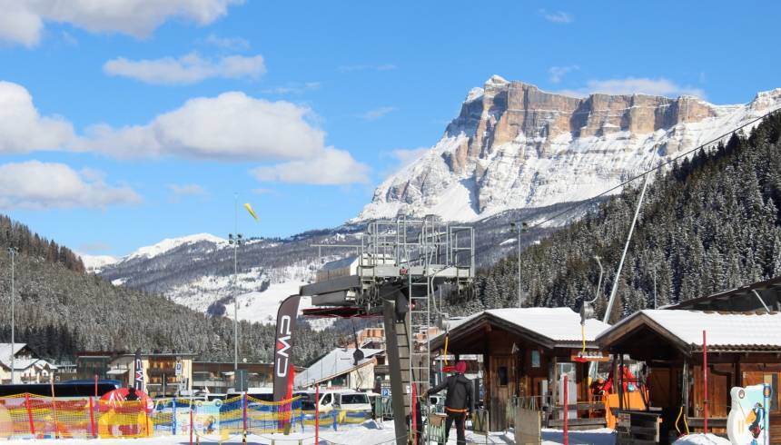 Global ski pass for the Dolomites