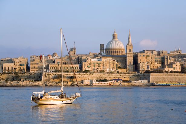 Malta is the perfect place for a nice cuppa in the winter sunshine - even if it rains