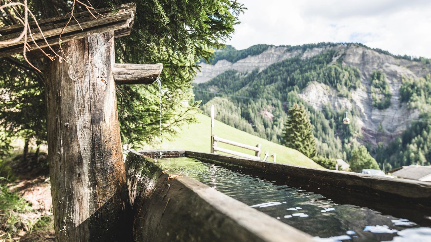 Fresh drinking water in the Dolomites