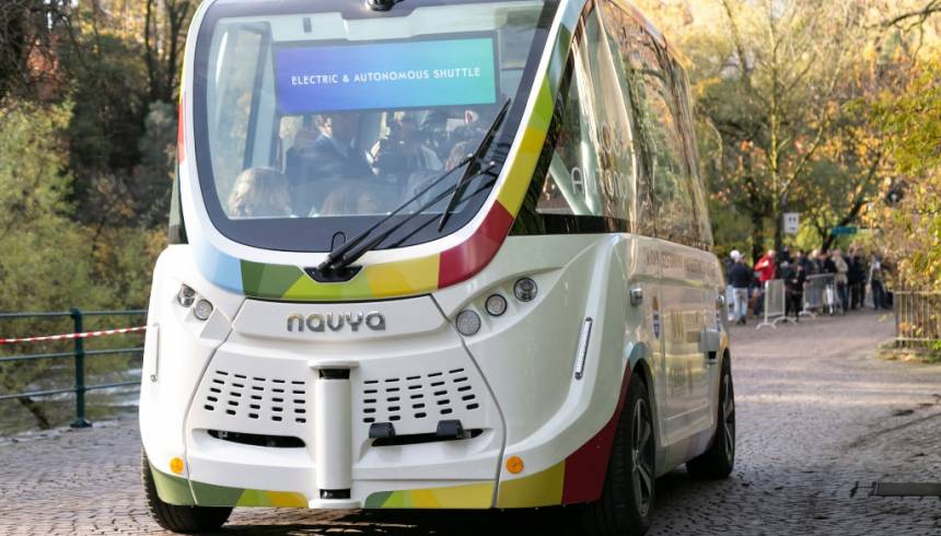 Innovation-First driver-less bus in South Tyrol,Italy 