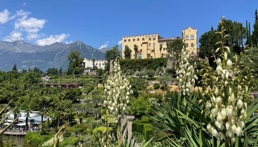 Unique experience in the Dolomites- Botanical Gardens of Trauttmansdorf in Meran